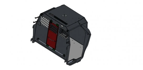 [K9-F28-1-B] - Standard K9 Transport System For 2020-2024 Ford Interceptor Utility – Black