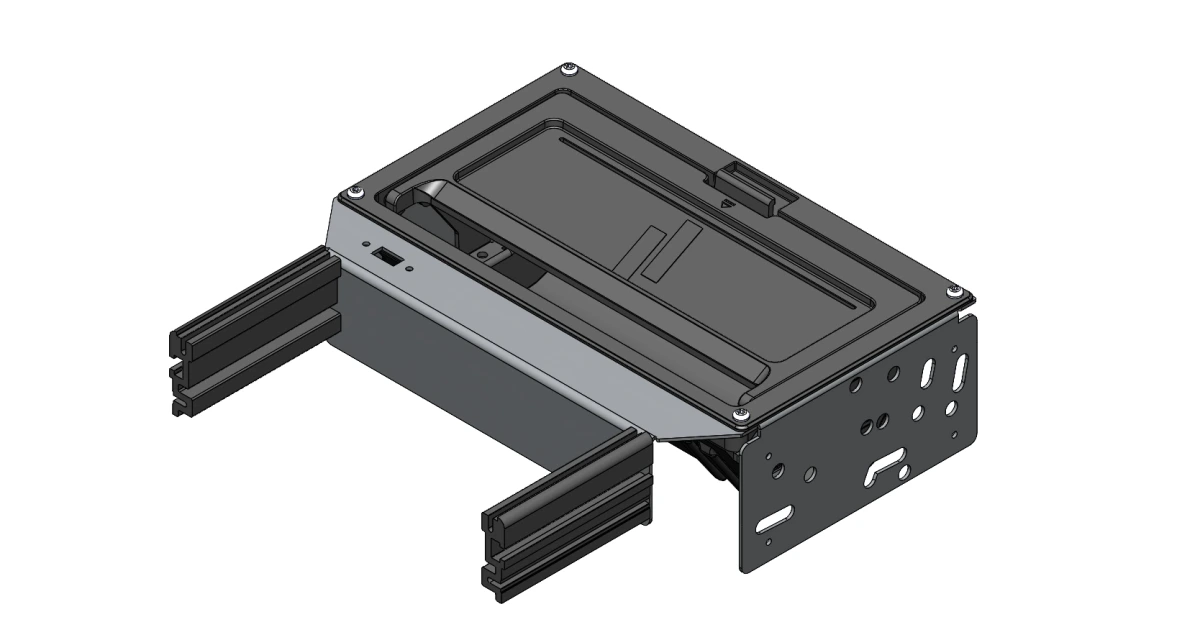 [C-PM-124-PC] Brother PocketJet 6 & 7 Printer Mount for Ford Interceptor Utility