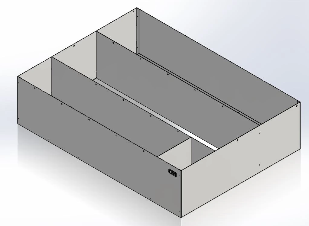 [CP-THCO-SHAW] - Cargo Organizer, 48" W x 35" L x 12" H with four open compartments