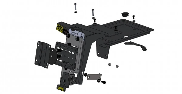 [C-DMM-3006] - Heavy-Duty Dash Mount for 2015-2020 Ford F-150 Retail, Responder & SSV, 2017-2022 Ford F-250, 350, 450 Pickup, F-