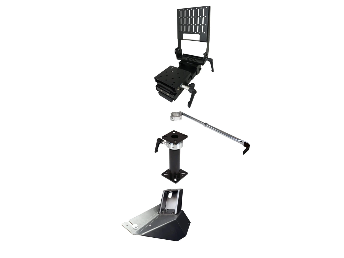 [PKG-PSM-3009-T] Premium Tablet Pedestal Mount Package for 2019"2023 Ram 1500 Pickup Truck (5th gen- Body Code DT)