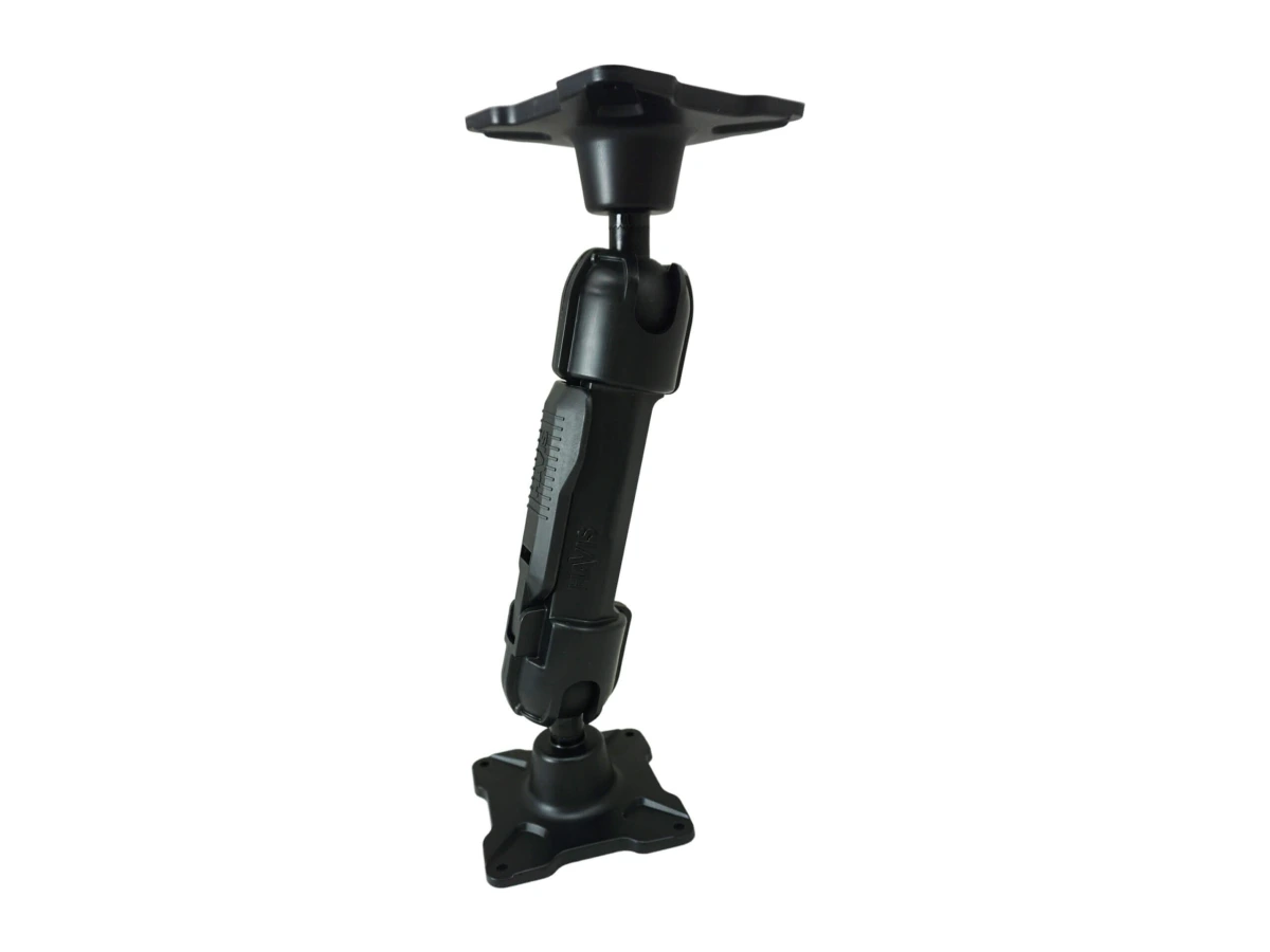 [DBM-1150-CL-0404] Dual Ball Mount with 1.50" Clamp-Style Long Housing, Two Long VESA 75 Plates