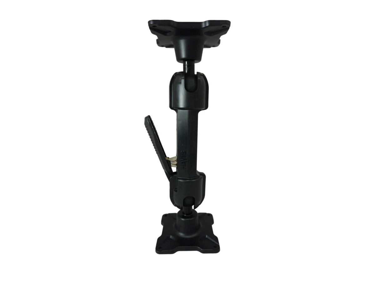 [DBM-1150-CL-0404] Dual Ball Mount with 1.50" Clamp-Style Long Housing, Two Long VESA 75 Plates