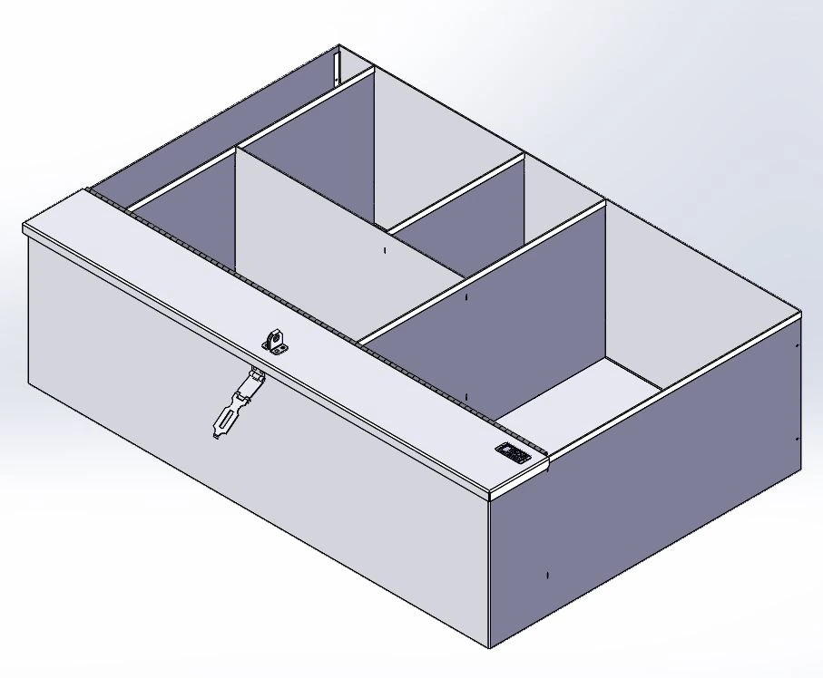 [AC-CVLTBOX] - Cargo Organizer with Built-in Lockable Compartment