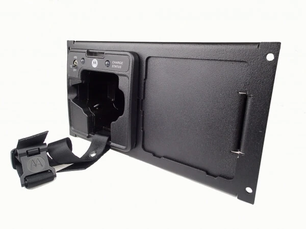 [C-EB45-APX-1P] - 1-Piece Equipment Mounting Bracket, 4.5" Mounting Space, Fits Motorola APX-Series Chargers