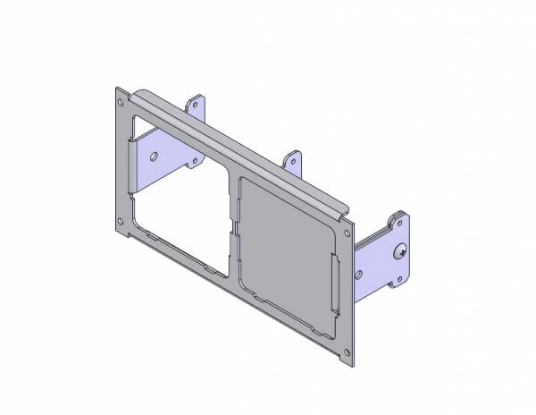 [C-EB45-APX-1P] - 1-Piece Equipment Mounting Bracket, 4.5" Mounting Space, Fits Motorola APX-Series Chargers