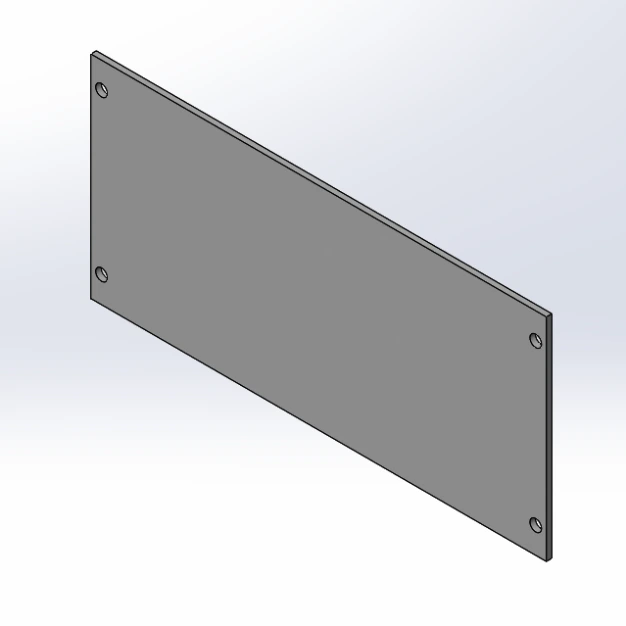 [FP-BLNK6] - 6" Blank Filler Plate
