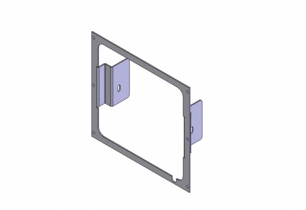 [C-EB80-APX-1P] - OBSOLETE – 1-Piece Equipment Mounting Bracket, 8" Mounting Space, Fits Motorola APX-09 Remote Radio
