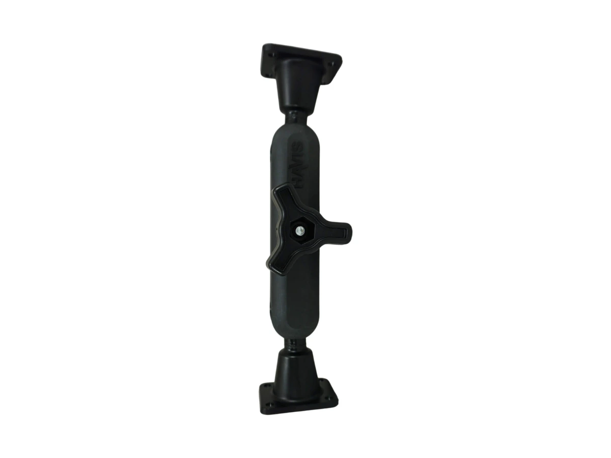 [DBM-1100-KL-0202] Dual Ball Mount with 1.00" Knob-Style Long Housing & Two Long AMPS Plates
