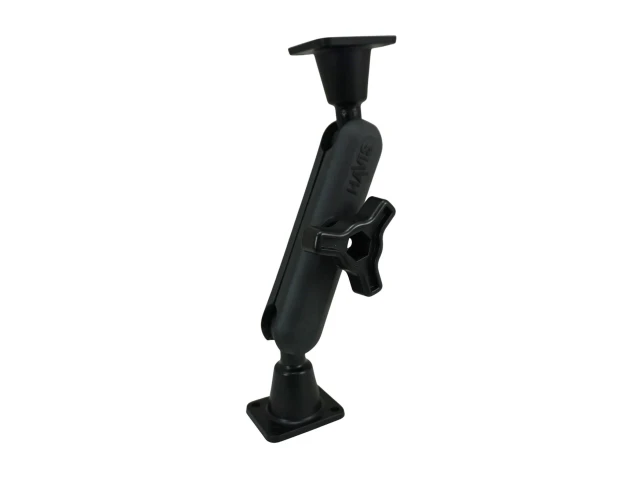 [DBM-1100-KL-0202] Dual Ball Mount with 1.00" Knob-Style Long Housing & Two Long AMPS Plates