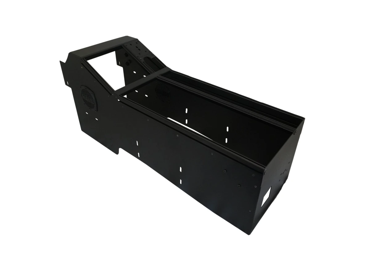 [C-VSW-0824-SILV-EV] Vehicle-Specific 32" Wide Angled Console for 2024 Chevrolet Silverado – EV