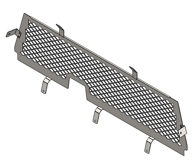[AC-DG2500-RWS] - Dodge Ram Crew Cab Diamond-Punched Window Screen