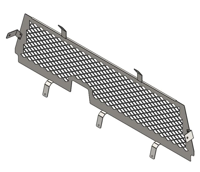 [AC-DG2500-RWS] - Dodge Ram Crew Cab Diamond-Punched Window Screen