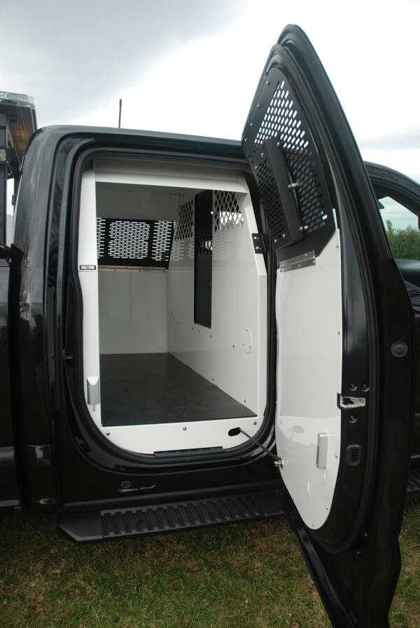 [K9-F23-1] - Standard K9 Transport System For 2017-2024 Ford F-Series – White