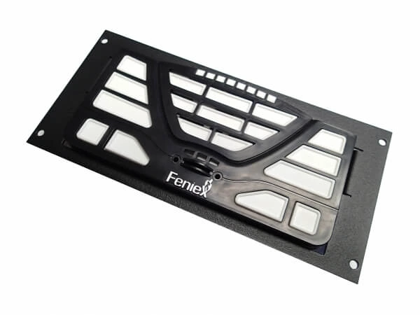 [C-EB40-FOP-1P] - 1-Piece Equipment Mounting Bracket, 4" Mounting Space, Fits Feniex C-4200
