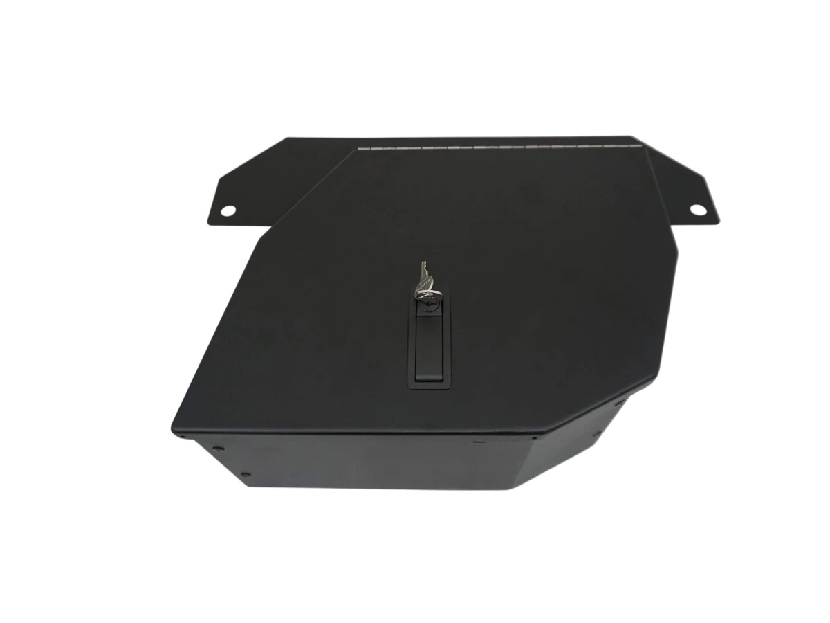 [C-SBX-106-D] Lockable Under-Seat Storage Box for 2020"2023 Dodge Ram 2500 & 3500 Crew Cab Pickup Truck – Driver Side