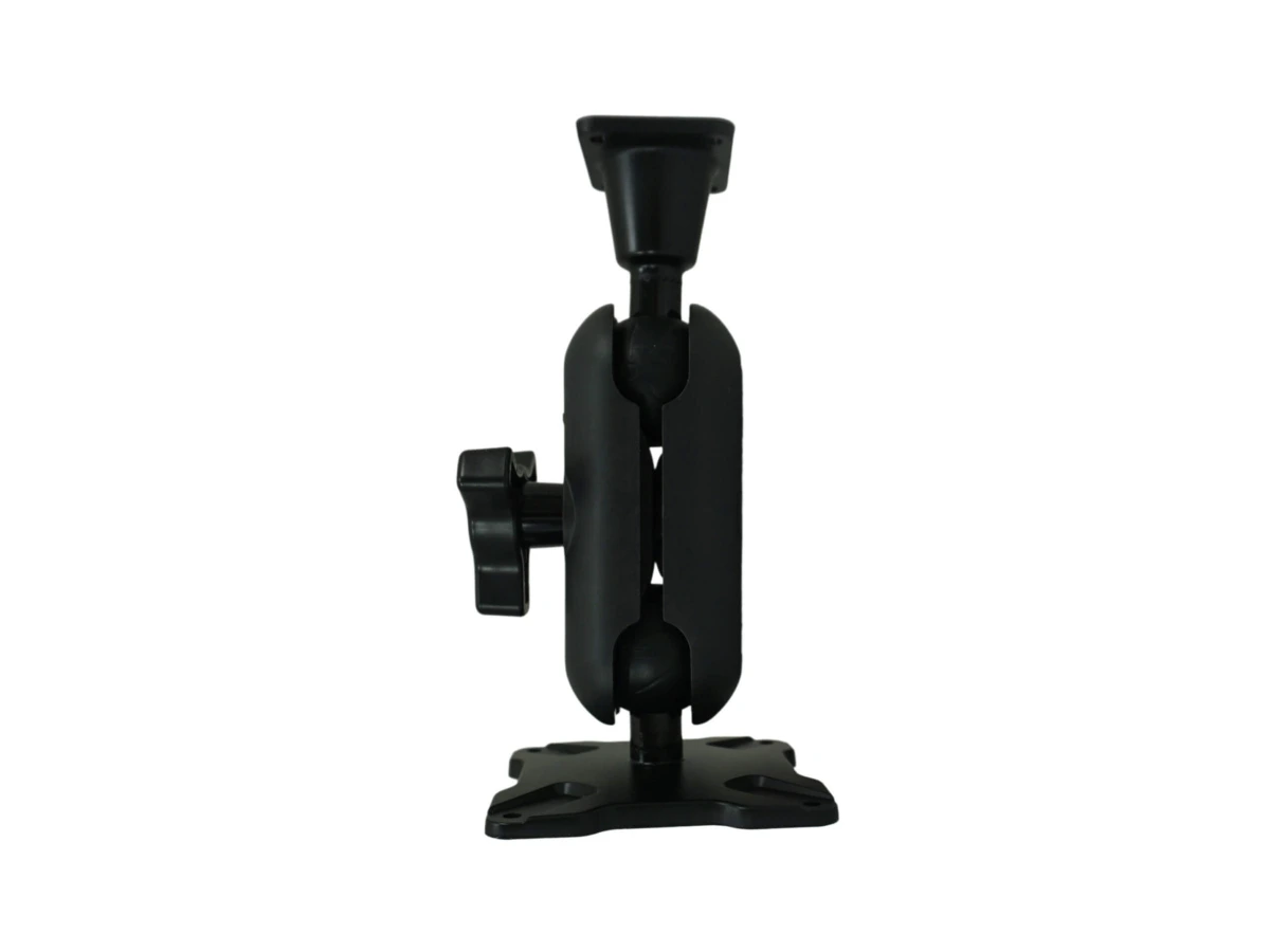 [DBM-1150-KS-0203] Dual Ball Mount with 1.50" Knob-Style Standard Housing, One Long AMPS Plate & One Standard VESA 75 Plate