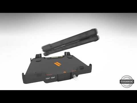 [DS-PAN-1115-2] Docking Station For Panasonic TOUGHBOOK 33 2-In-1 With Standard Port Replication & Dual Pass-Through Antenna Con