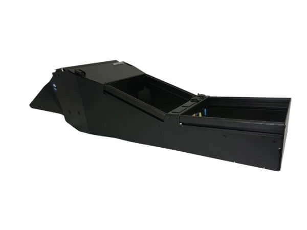 [C-VS-0909-CHGR-PM-2] Vehicle-Specific 18" Angled Console w/ Internal PockJet 8 Printer Mount for 2021-2023 Dodge Charger Police