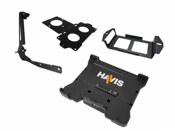 [PKG-DS-GTC-1208-3] - Package – Cradle For Getac B360 and B360 Pro Laptops With Pass-Thru Antenna Connections, Power Supply Moun