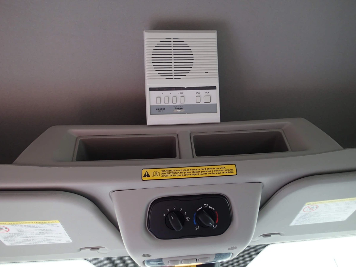 [PT-A-918] - Prisoner Transport Intercom System Option for One, Two or Three Compartment Prisoner Transport Inserts