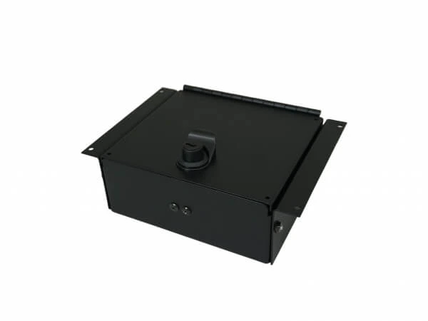 [C-AP-0625-L] - 6" Accessory Pocket W/Hinged Lid & Lock, 2.5" Deep