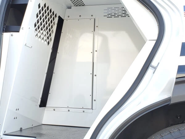 [K9-A-108] - Dual K9 Divider For 2020-2024 Ford Interceptor Utility K9 – White