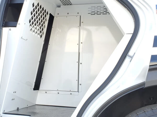 [K9-A-108] - Dual K9 Divider For 2020-2024 Ford Interceptor Utility K9 – White