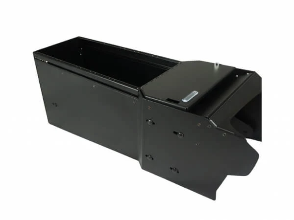 [C-VS-1900-DUR-PM-2] Vehicle-Specific 19" Flat Console with PocketJet 8 Internal Printer Mount for 2021-2024 Dodge Durango Pursu