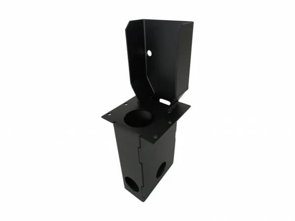 [C-FLW-3555-STR] - DISCONTINUED – Flashlight Charger Internal Mount Pocket for Wide Console 3.3" Mounting Space