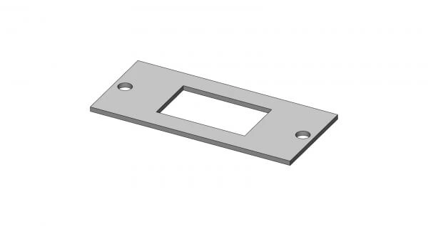 [C-EBW15-USB-1P] - Equipment Bracket for Wide VSW Consoles, Fits Single USB or Switch Panel Bracket