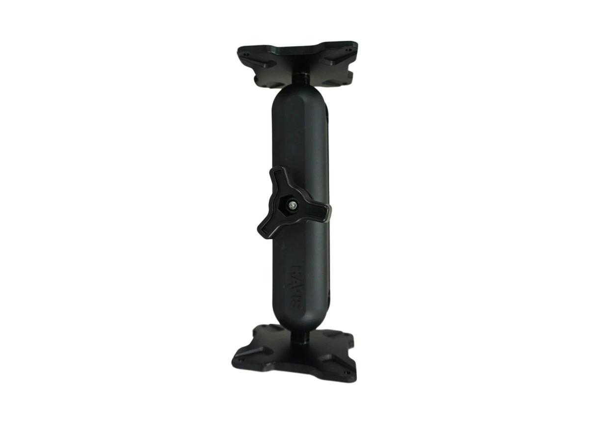 [DBM-1150-KL-0303] Dual Ball Mount with 1.50" Knob-Style Long Housing & Two Standard VESA 75 Plates