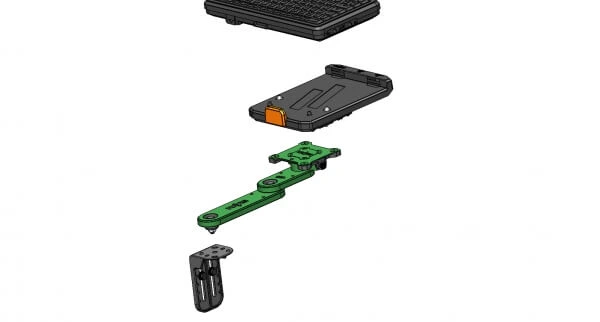 [PKG-KBM-104-1] - Premium Package – Dual Authentication Keyboard With Mount