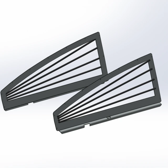 [WG-CH11H-SET] - Dodge Charger Driver & Passenger-side Horizontal Bar Window Guard