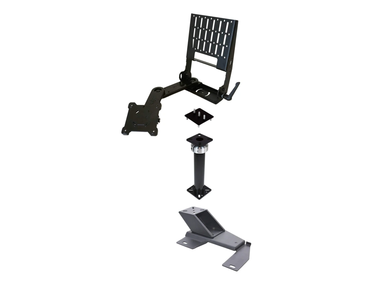 [PKG-PSM-140-T] Standard Tablet Pedestal Mount Package For 1997-2024 Ford E-350 & E-450 Van