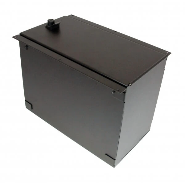 [C-AP-1395-L] - 13" Accessory Pocket W/Hinged Lid & Lock, 9.5" Deep