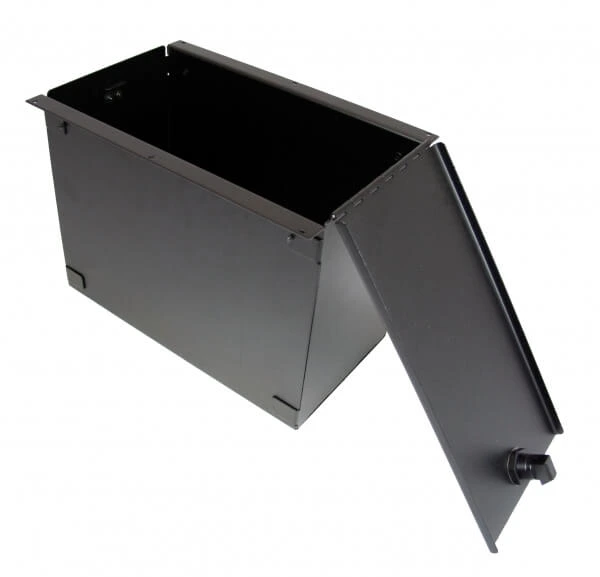 [C-AP-1395-L] - 13" Accessory Pocket W/Hinged Lid & Lock, 9.5" Deep