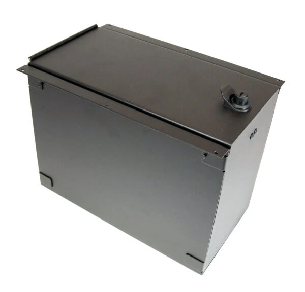 [C-AP-1395-L] - 13" Accessory Pocket W/Hinged Lid & Lock, 9.5" Deep