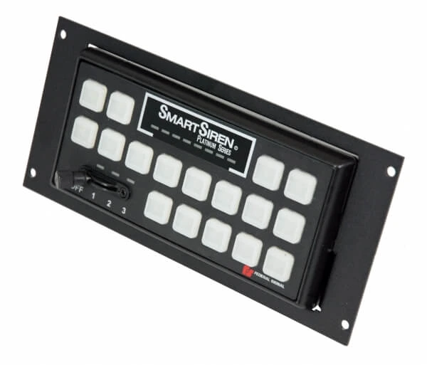 [C-EB40-SSP-1P] - 1-Piece Equipment Mounting Bracket, 4" Mounting Space, Fits Federal Signal Smart Siren SSP3000
