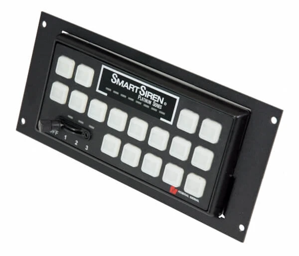 [C-EB40-SSP-1P] - 1-Piece Equipment Mounting Bracket, 4" Mounting Space, Fits Federal Signal Smart Siren SSP3000