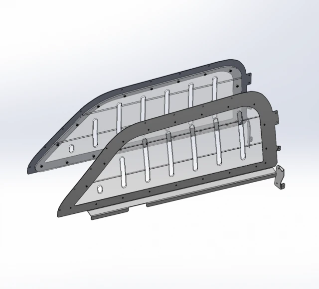 [WG-UV20-POLY-SET] - 2020+ Ford Police Interceptor UV Driver & Passenger-side Polycarbonate Window Guard