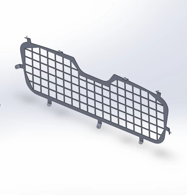 [WS-21TH-HATCH] - 2021+ Chevy Tahoe Square-Hole Punched Hatch Window Guard
