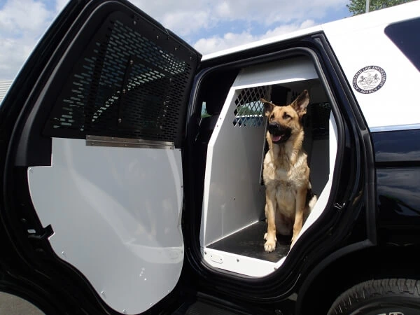 [K9-F27-1] - Standard K9 Transport System For 2018-2024 Ford Expedition – White
