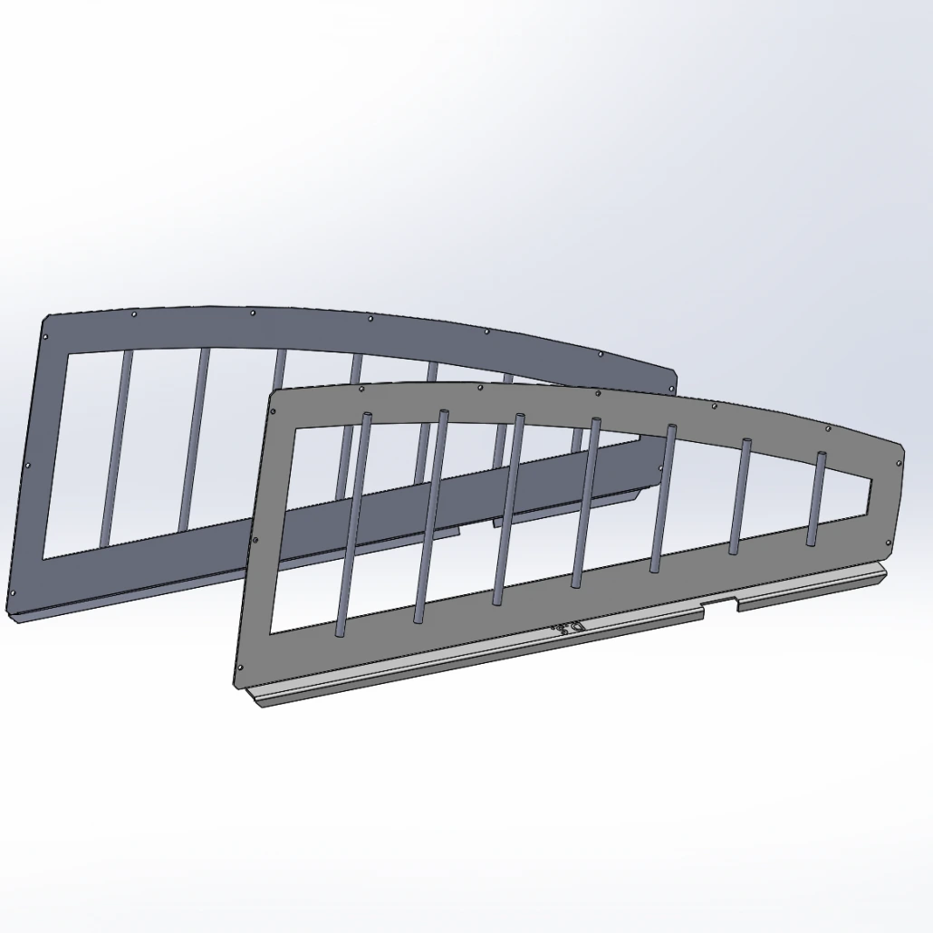 [WG-CH11-SET] - Dodge Charger Driver & Passenger-side Vertical Bar Window Guard