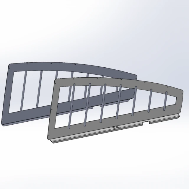 [WG-CH11-SET] - Dodge Charger Driver & Passenger-side Vertical Bar Window Guard