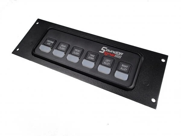 [C-EB30-SO9-1P] - OBSOLETE – 1-Piece Equipment Mounting Bracket, 3" Mounting Space, Fits SoundOff Signal ETSP990
