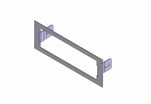 [C-EB30-EFR-1P] - OBSOLETE – 1-Piece Equipment Mounting Bracket, 3" Mounting Space, Fits E.F. Johnson Ascend/Summit Radio, 53SL