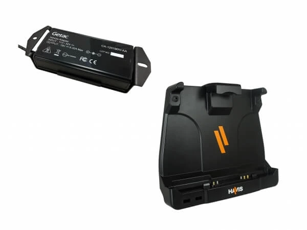 [DS-GTC-1106-3] - Cradle For Getac UX10 Tablet With Triple Pass-Thru Antenna Connections & External Power Supply
