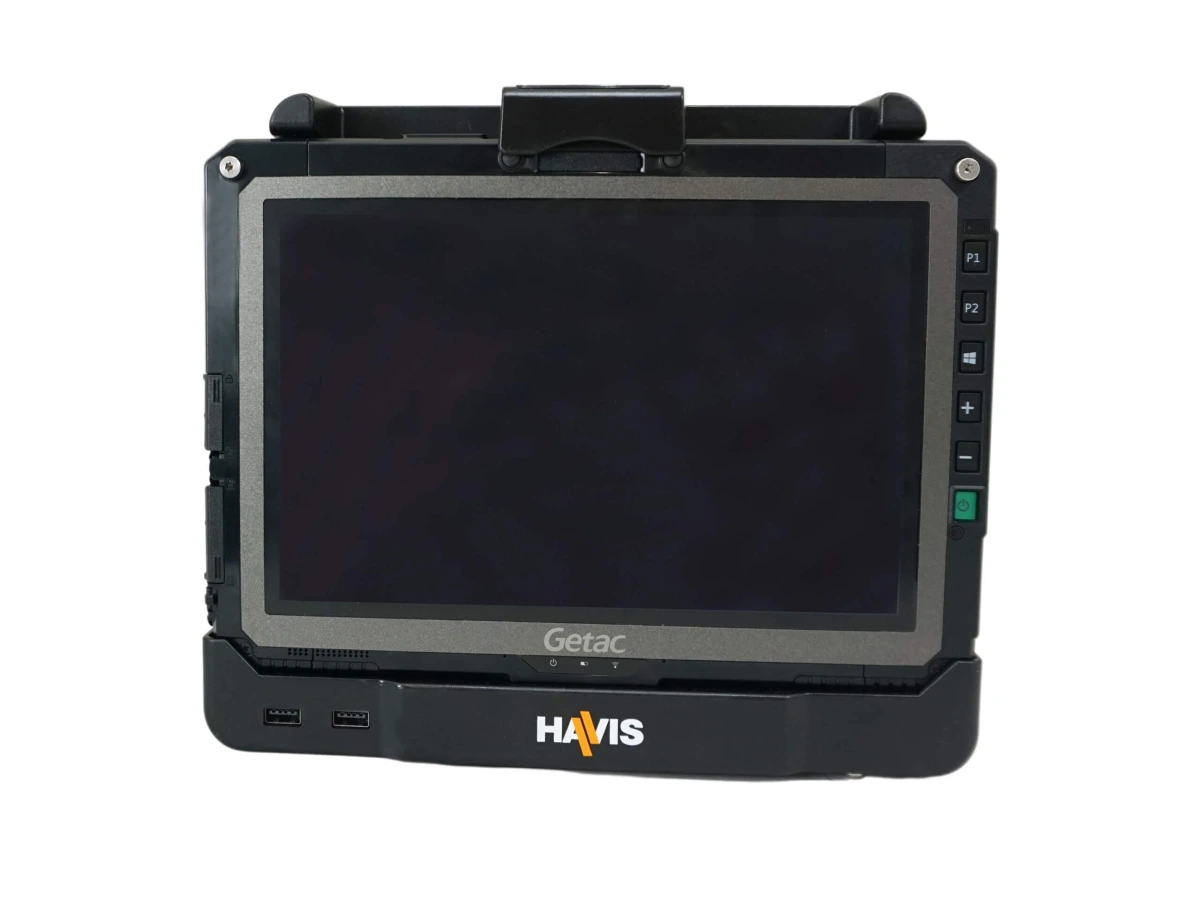 [DS-GTC-1106-3] - Cradle For Getac UX10 Tablet With Triple Pass-Thru Antenna Connections & External Power Supply