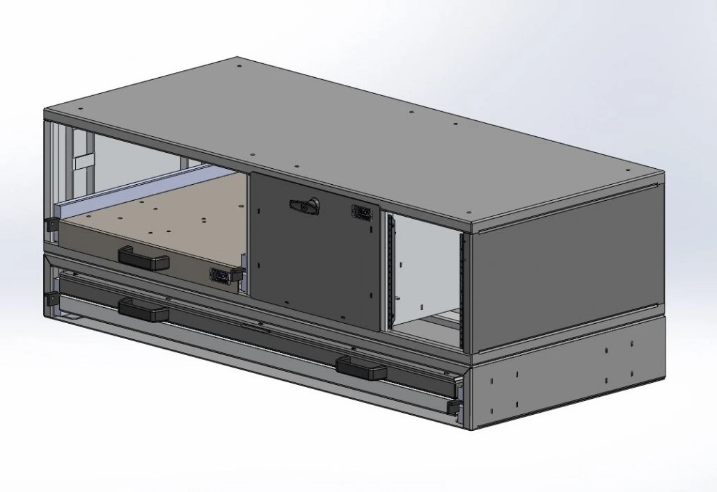 [CP-2SU95-MW1] - Command Post, 48" W x 22" L x 17" H One Storage Drawer with Slide-out Computer Tray and Bottom Map Drawer